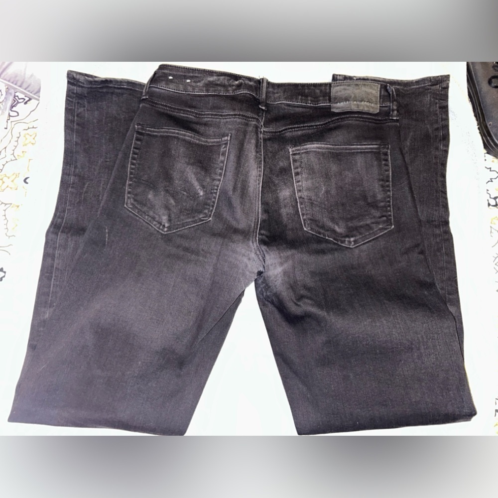 American Eagle Men’s Black Jeans. Size 32 x 34 - Picture 5 of 7